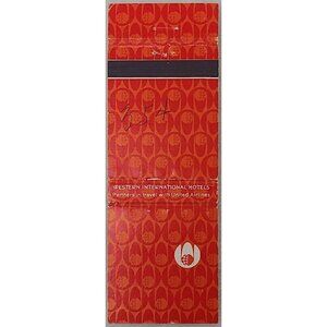 Vintage Matchbook Western International Hotels United Airlines Partnership